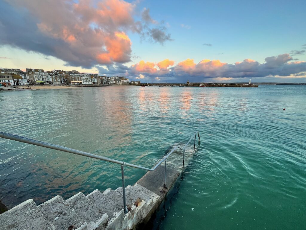 Sunset at St Ives Harbour