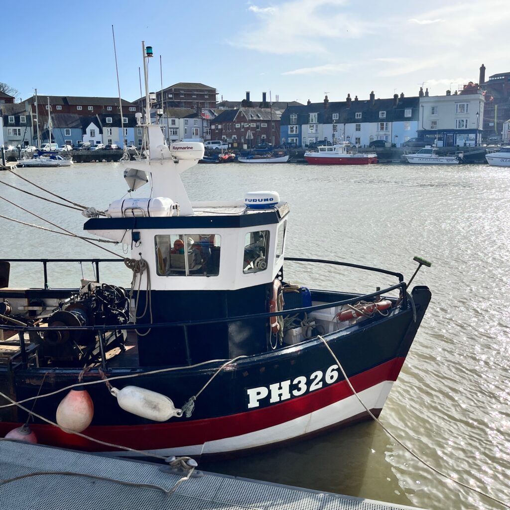 Fishing Boat in Weymouth Harbour