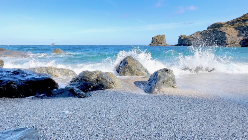 Trevellas Cove Early Morning Waves