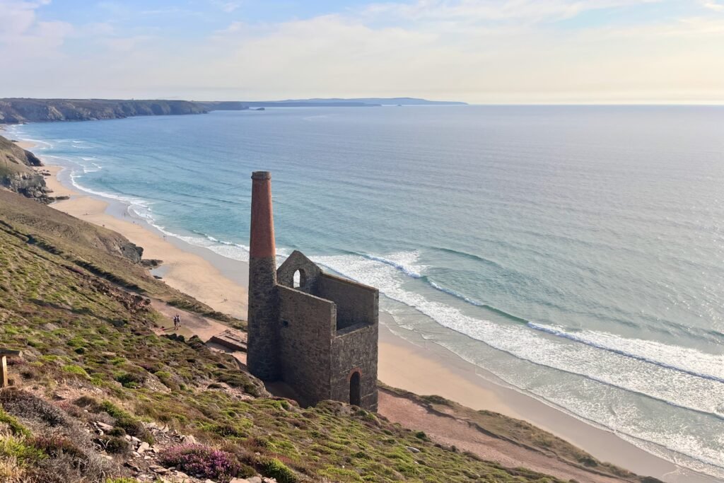 View over Wheal Coates, St Agnes, Cornwall