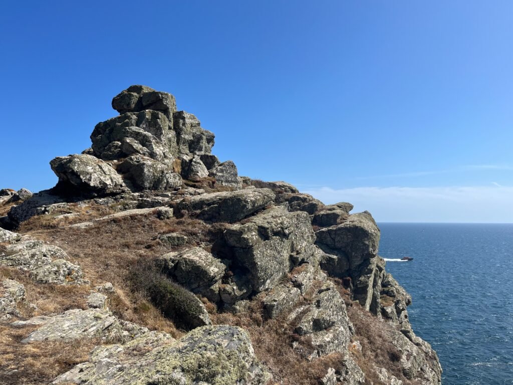 Rocky outcrop near Bass Point, The Lizard, Cornwall