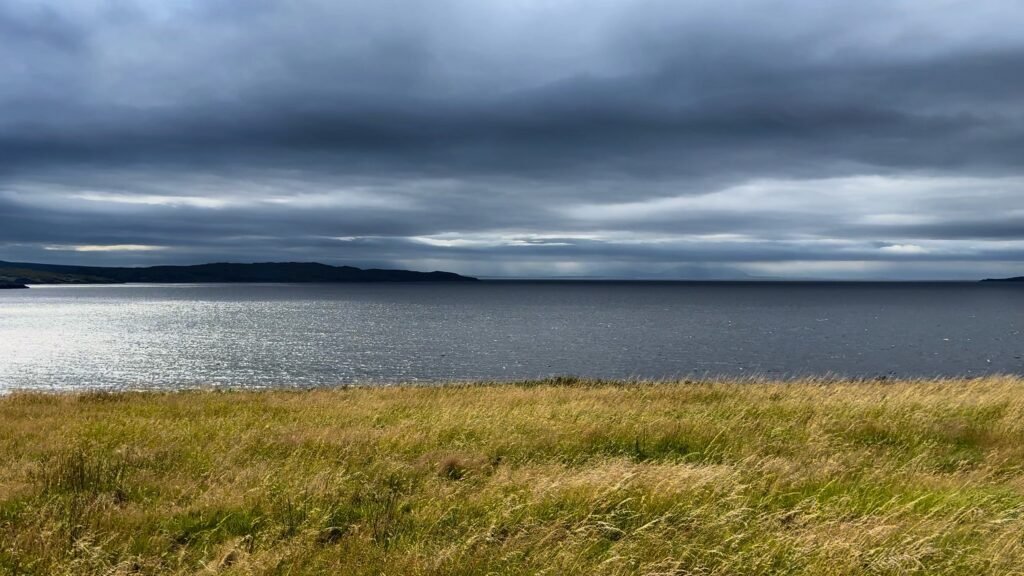 View towards Skye over the Minch from Gairloch Museum